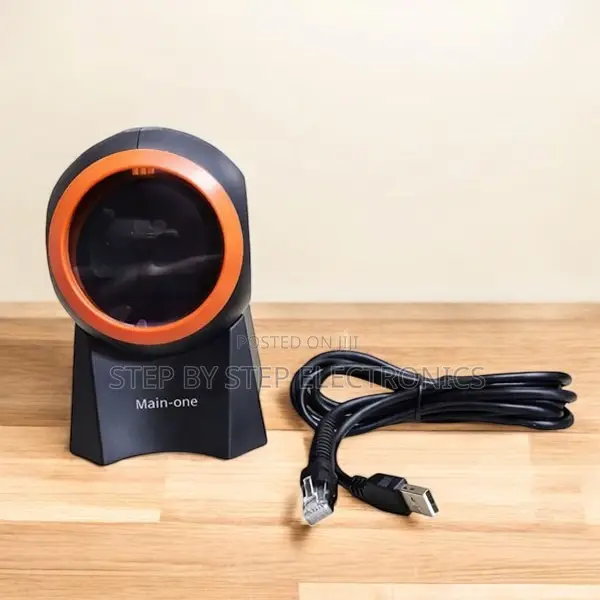 Omnidirectional 1d 2d Barcode Scanner Desktop Hands-Free USB