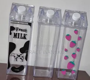 1l Acrylic Fridge Bottle With Tight Duo Lid