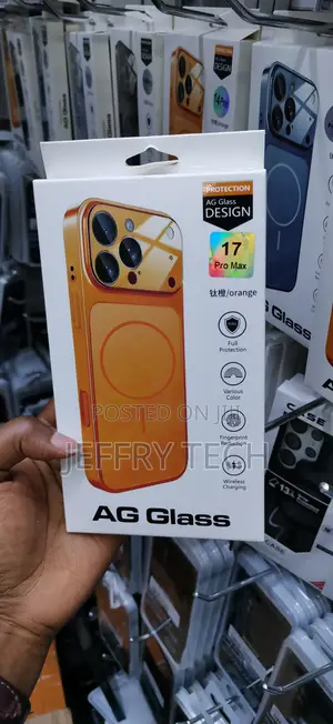 Hipos Ag Glass Converter Case for iPhone 17 Pro Max -Orange