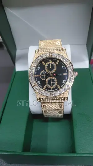 Luxury Boxln Gold Iced Watch – Classy Durable