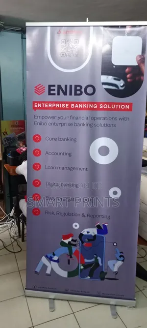 Eye Catching Narrow Base Rollup Banner Printing Available