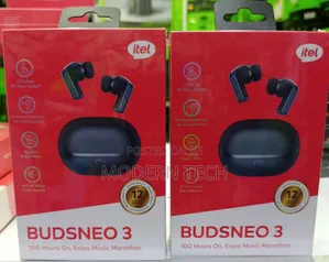 Itel Buds Neo 3, Ai Call Noise Cancellation Earbuds