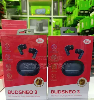 Itel Buds Neo 3, Ai Call Noise Cancellation Earbuds Budsneo 3