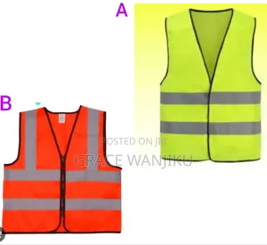 High Visibility Safety Vest With Reflective Strips