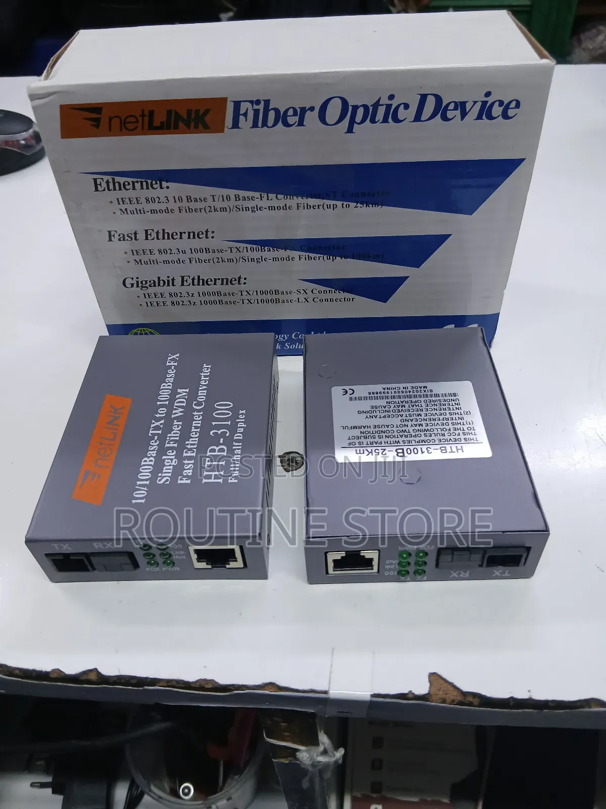 Netlink Fibre Media Converter Base 100