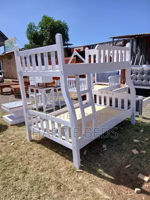 White Pure Double Decker Bed