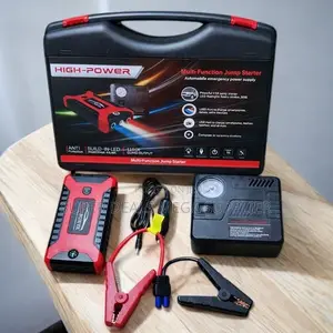 Emergency 12v Car Jump Starter 99800mah With Tire Inflator Pump