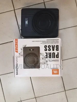 JBL Underseat Basspro Nano Ultra-Compact Powered Car Subwoofer.