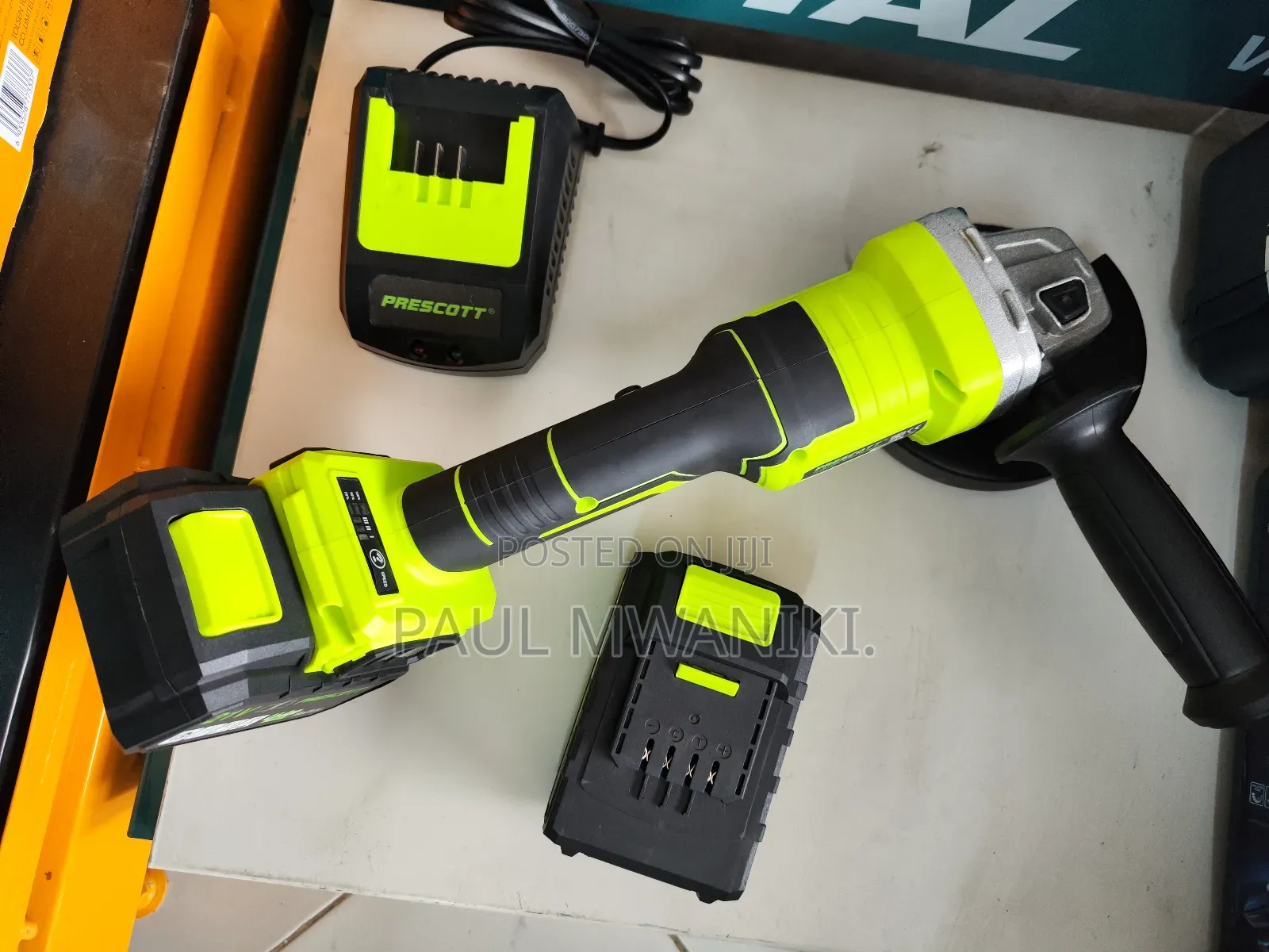 Prescott Cordless Angle Grinder