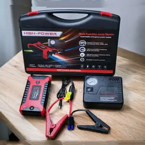 12v 99800mah Car Jump Starter Multi Purpose With Tire Inflator