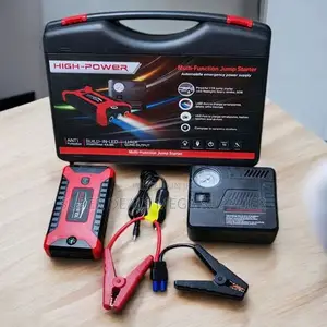 Emergency 12v Car Jump Starter 99800mah With Inflator and Power Bank