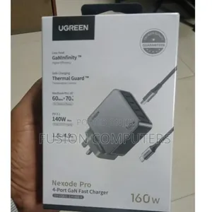Ugreen Nexode Pro 160w 4-port Gan Fast Charger Uk +1.5m 240w Cable
