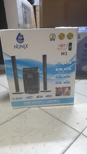 Nunix 3.1ch Mini Home Theater System Fm/Bt/Usb Model M1