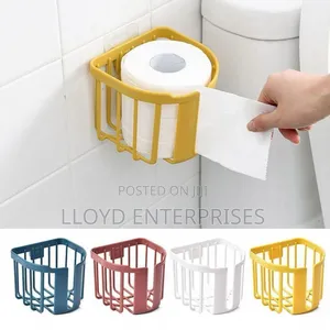 Punch Free Toilet Paper Holder
