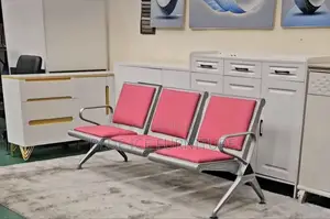 Red Office Link Chair