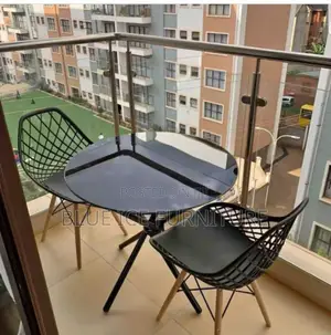 Imported Balcon Table and Eames Chair