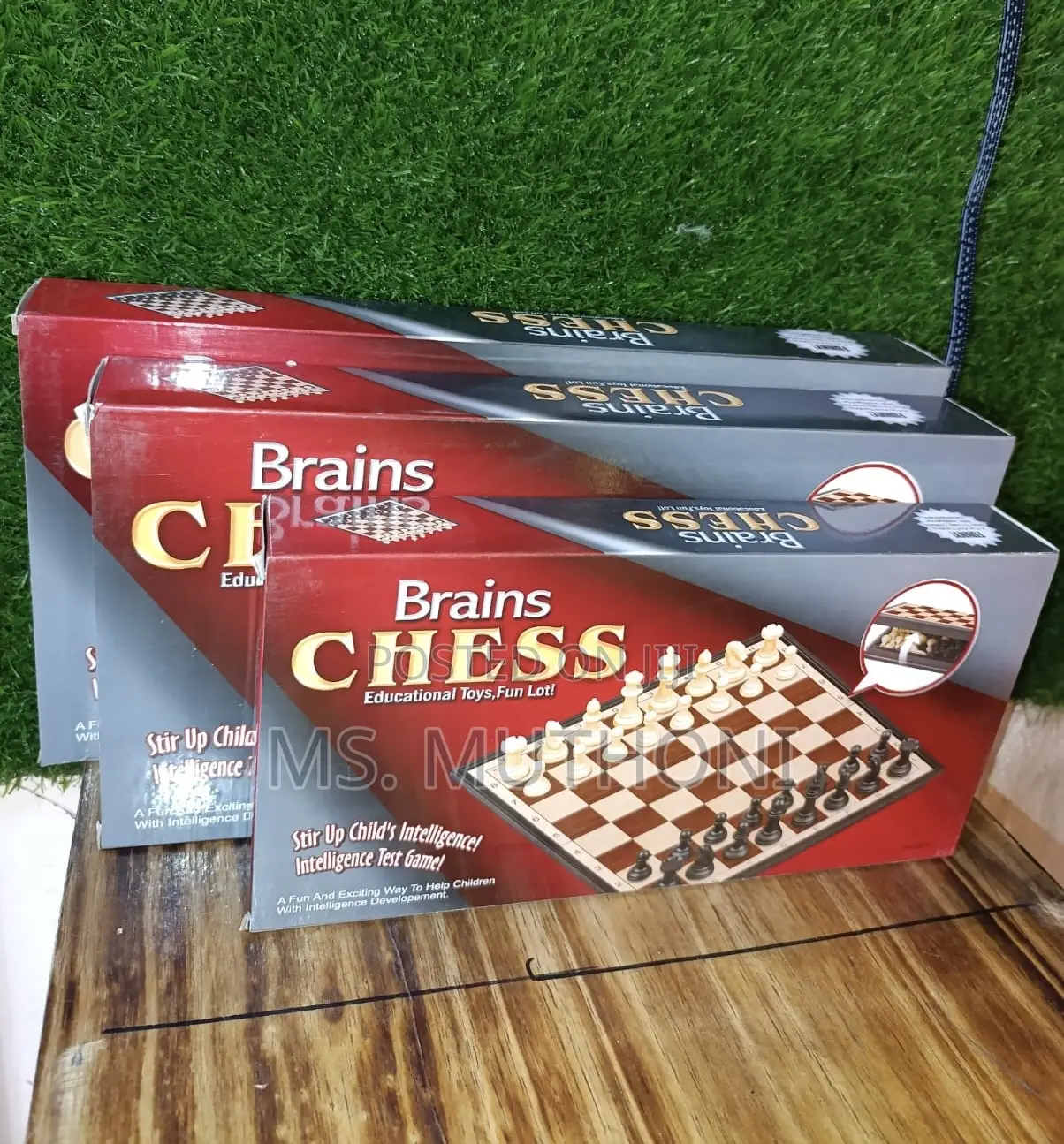 Brains Chess Educational Magnetic Board Game Set.