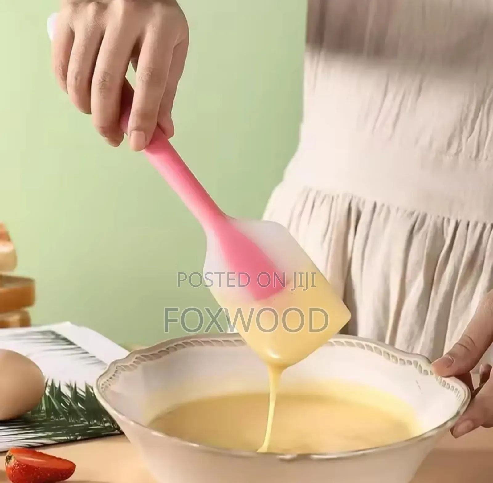 Translucent Cream Spatula 3pcs