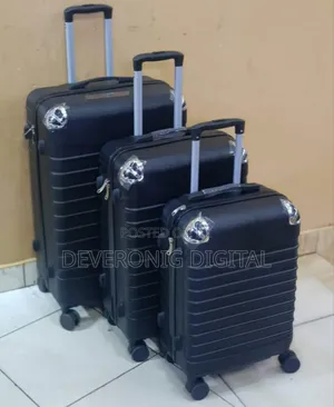 3 in 1 Luxurious Fibre Suitcases