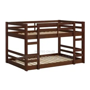 Low Base Wooden Double Decker Bed (4 by 6)