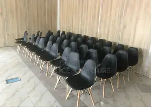 Pure Black Eames Chair