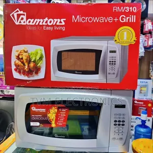 Ramtons 20 Liters Microwave+Grill Silver- Rm/310
