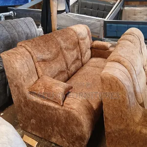 Semi Recliner 3seater Brown