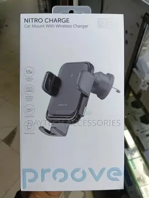 Wireless Charging Car Phone Holder Proove Nitro Charge 15w