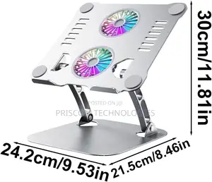 Adjustable V 4.0 Laptop Stand With Cooling Fan