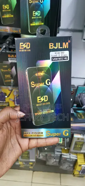 Mikeas Samsung M32 4g Screen Protector Tempered Glass ,Anti-Static