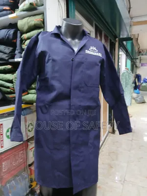 Dust Coat Navy Blue for Cleanliness