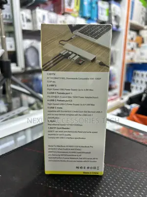 8 in 1 HDTV Hub- Usb-C Phone and Laptop Adapter