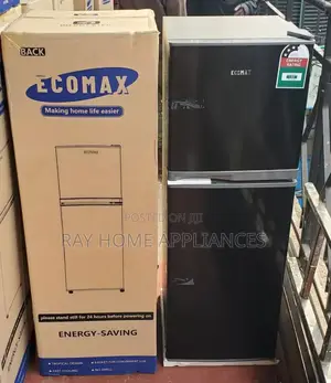 Ecomax 138 Litres Dark Silver Double Door Refrigerator