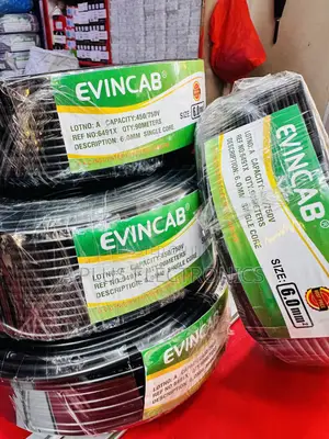 Evincab 6.0mm Single Core Wiring Cable 90m Wire(Black) –Reliable Power