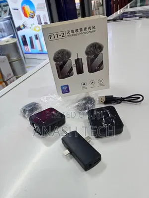 Wireless Microphone F11-2 Lavalier Microphone for Contect Creation