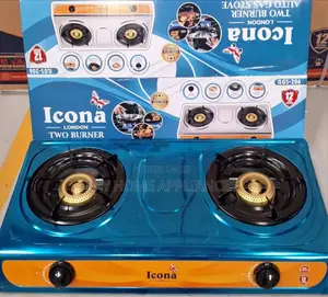 Icona 2 Burner Gas Stove Stainless Steel Cooker