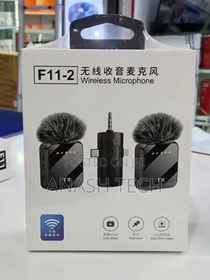 Portable F11-2 Mini Wireless Microphone 3-in-1 for Mobile Phone