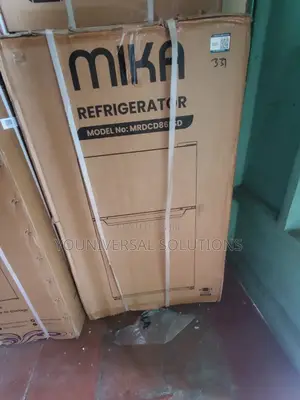 86 Litres Mika Double Door Refrigerator Brand New