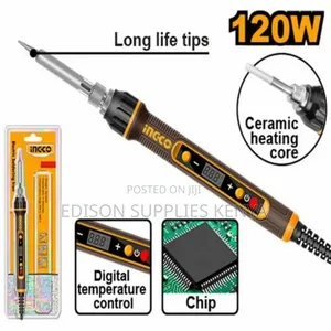 Ingco Soldering Iron 120w Digital Temperature Control Solder Gun 120 W
