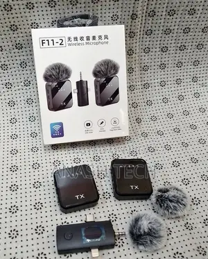 F11-2 Wireless Mic – Compatible With Android, iPhone, Aux