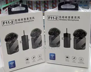 Quality Microphone 2in1 Wireless Lavalier F15-2 Usb Type C + I Phone