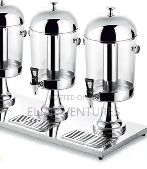 New Three Tap Manual Juice Dispenser 8l Each