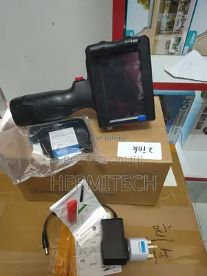 Handheld Inkjet Printer 2200 Mah Cartridge and Power Adapter