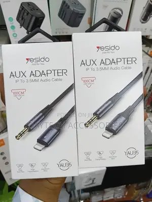 Yesido Lightning to 3.5mm Aux Audio Cable - 1m