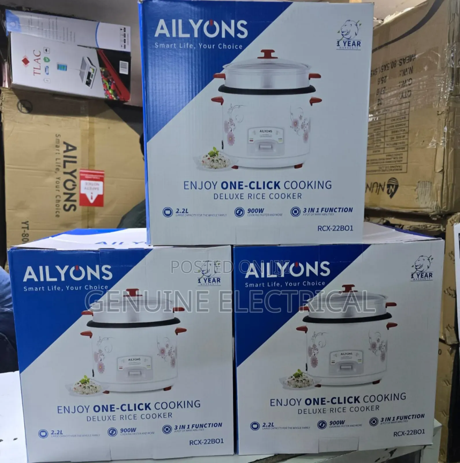 Ailyons Deluxe 2.2litres Rice Cooker