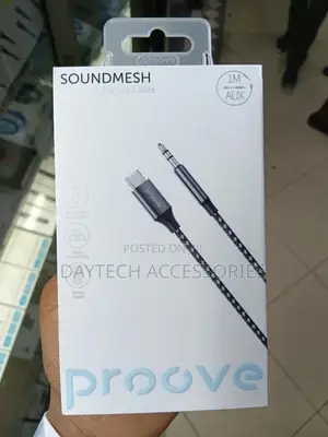 Aux Cable Proove Soundmesh Type-C to 3.5mm (1m) Gray