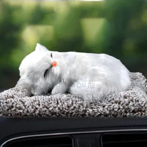 White Sleeping Doll Puppy Decoration