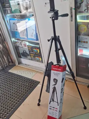 Tripod-3366 Adjustable Aluminium Tripod With Phone Holder