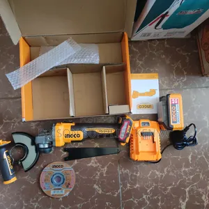 Ingco Cordless Angle Grinder 20v 4.0ah Battery Rechargeable