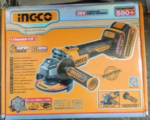 Ingco Cordless Angle Grinder 20v 4.0ah Battery Rechargeable